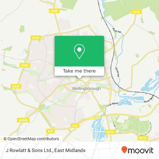 J Rowlatt & Sons Ltd. map