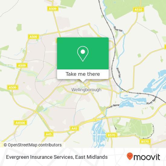 Evergreen Insurance Services map