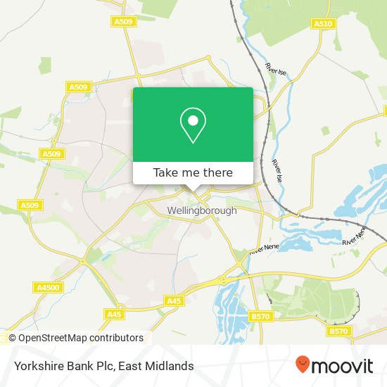 Yorkshire Bank Plc map