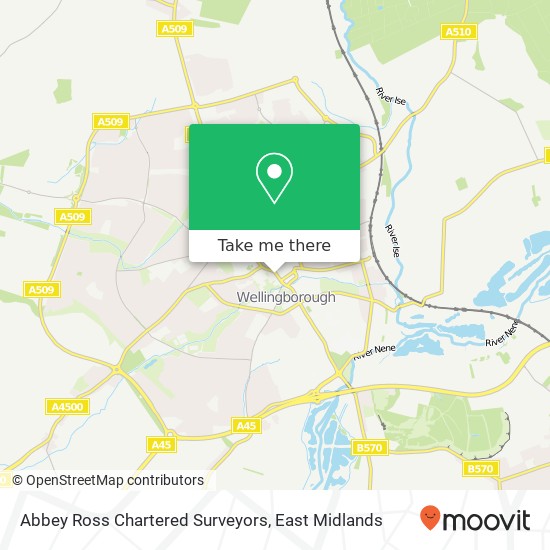 Abbey Ross Chartered Surveyors map