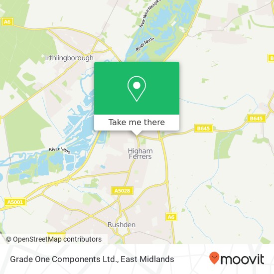 Grade One Components Ltd. map
