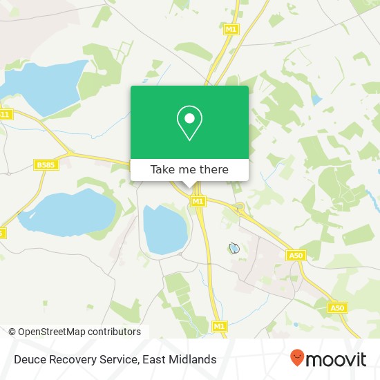 Deuce Recovery Service map