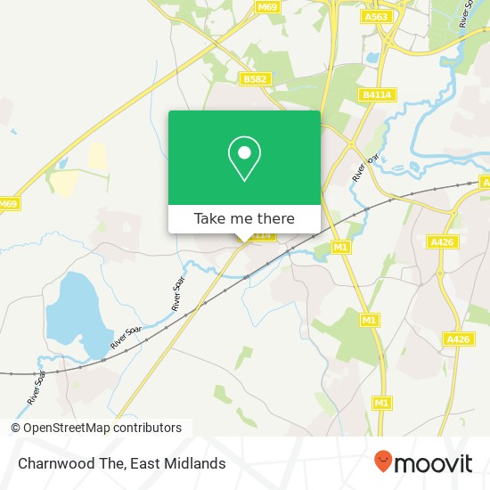 Charnwood The map