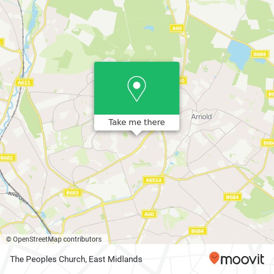 The Peoples Church map