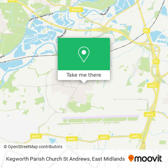 Kegworth Parish Church St Andrews map