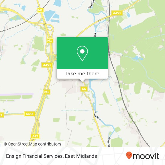 Ensign Financial Services map