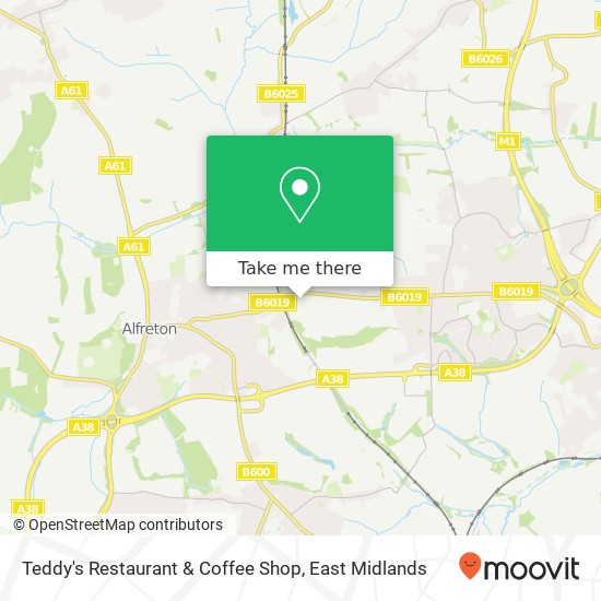 Teddy's Restaurant & Coffee Shop map