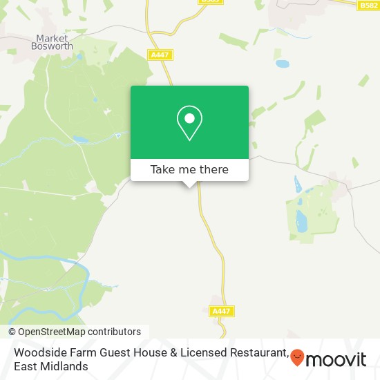 Woodside Farm Guest House & Licensed Restaurant map