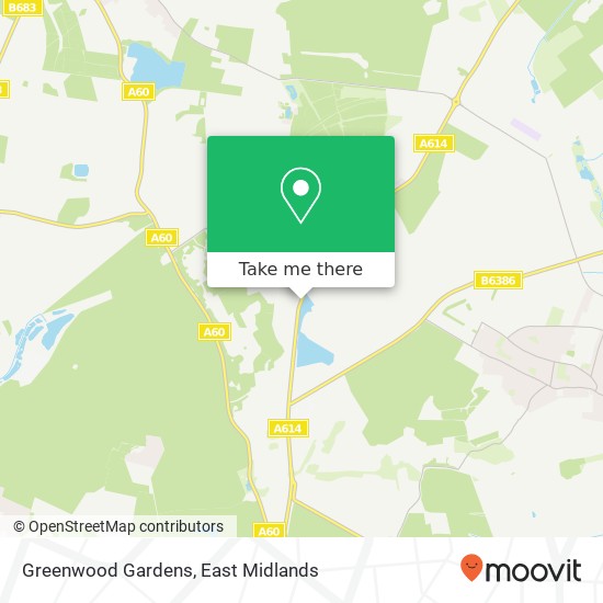 Greenwood Gardens map