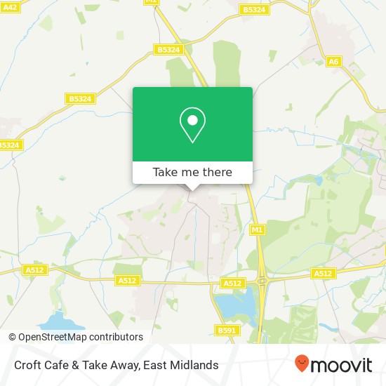 Croft Cafe & Take Away map