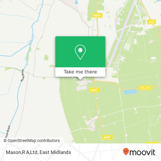 Mason,R A,Ltd map