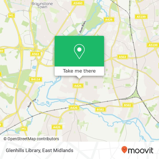 Glenhills Library map