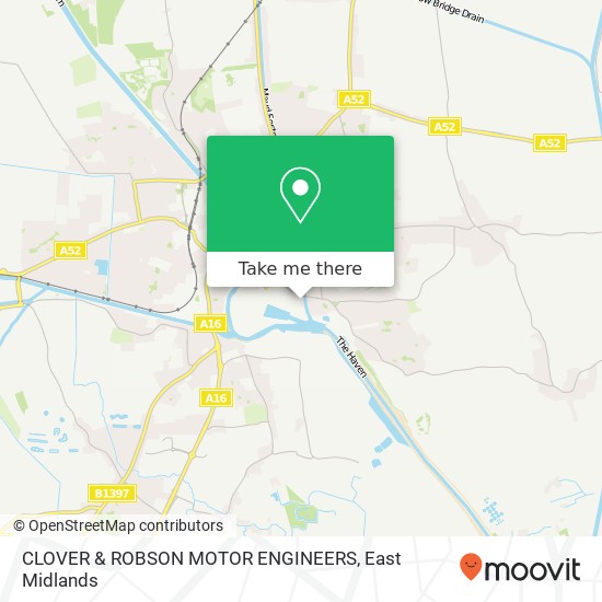 CLOVER & ROBSON MOTOR ENGINEERS map