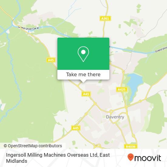 Ingersoll Milling Machines Overseas Ltd map