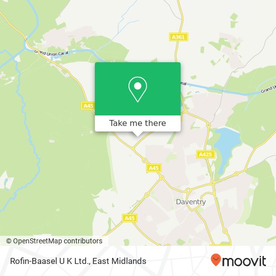Rofin-Baasel U K Ltd. map