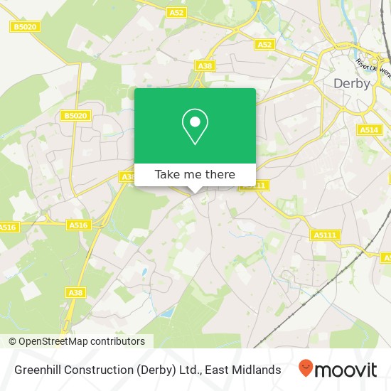 Greenhill Construction (Derby) Ltd. map