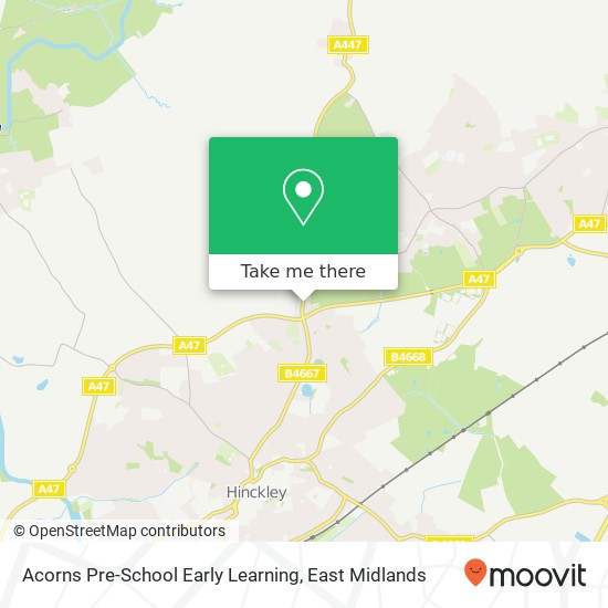 Acorns Pre-School Early Learning map