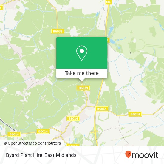 Byard Plant Hire map