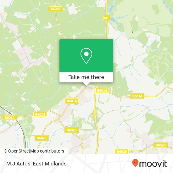 M.J Autos map