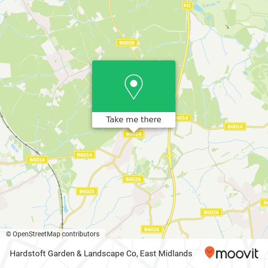 Hardstoft Garden & Landscape Co map