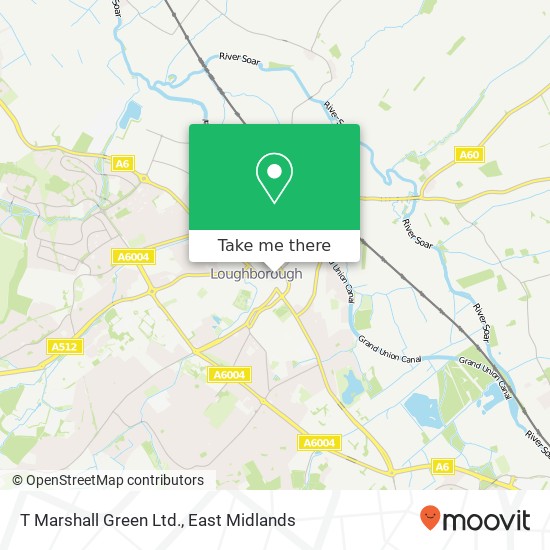 T Marshall Green Ltd. map