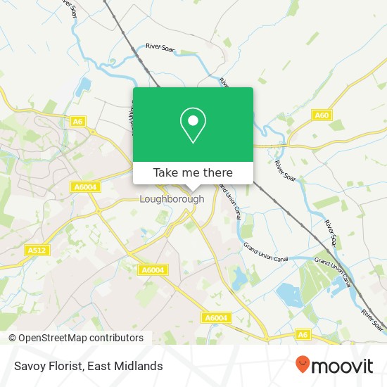 Savoy Florist map