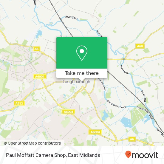 Paul Moffatt Camera Shop map