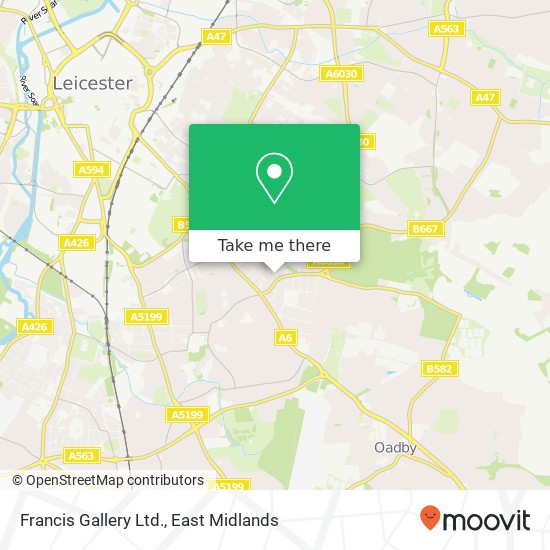 Francis Gallery Ltd. map