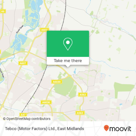 Tebco (Motor Factors) Ltd. map