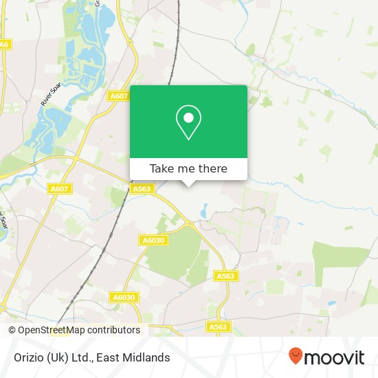 Orizio (Uk) Ltd. map