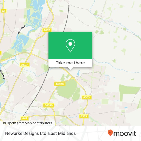 Newarke Designs Ltd map