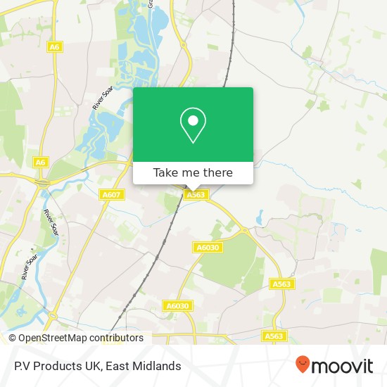 P.V Products UK map