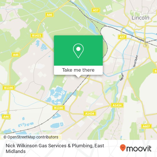 Nick Wilkinson Gas Services & Plumbing map