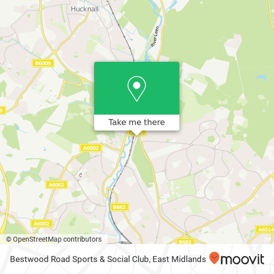 Bestwood Road Sports & Social Club map
