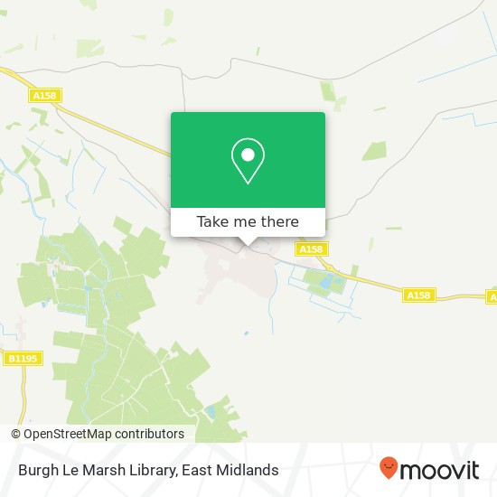 Burgh Le Marsh Library map