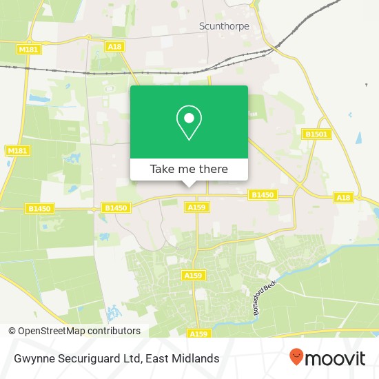 Gwynne Securiguard Ltd map