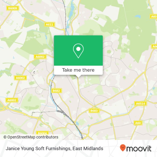 Janice Young Soft Furnishings map