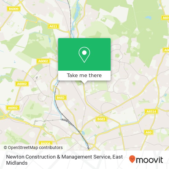 Newton Construction & Management Service map