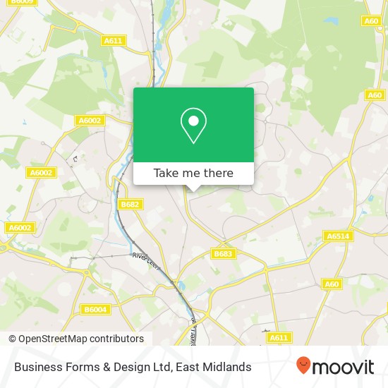 Business Forms  &  Design Ltd map