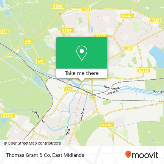 Thomas Grant & Co map