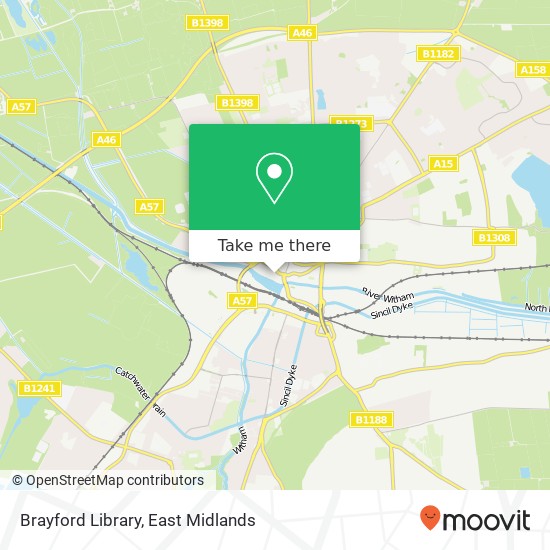 Brayford Library map