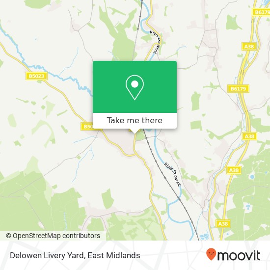 Delowen Livery Yard map