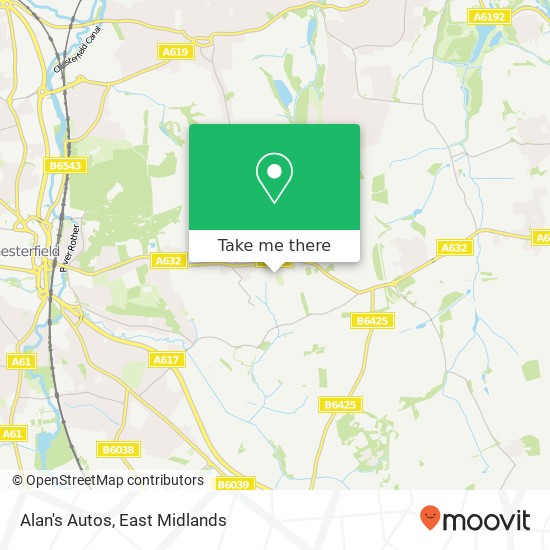 Alan's Autos map