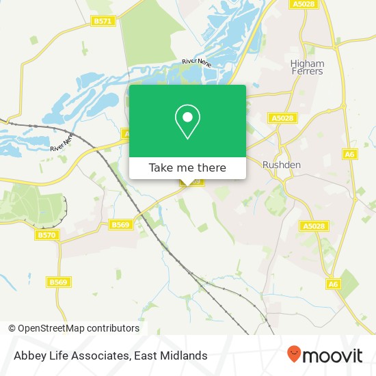 Abbey Life Associates map