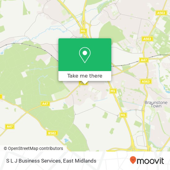S L J Business Services map