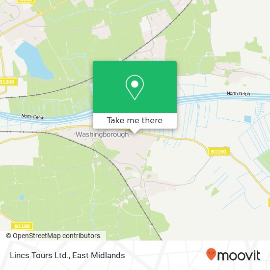 Lincs Tours Ltd. map