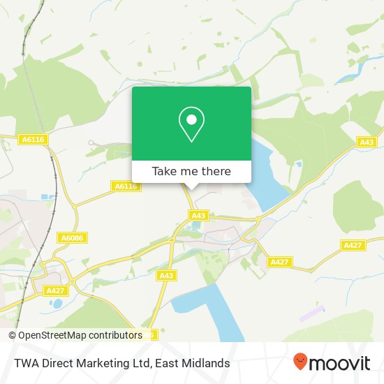 TWA Direct Marketing Ltd map