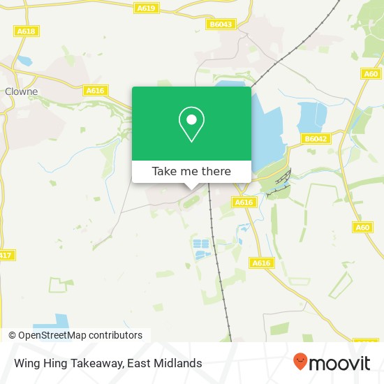 Wing Hing Takeaway map