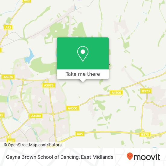 Gayna Brown School of Dancing map
