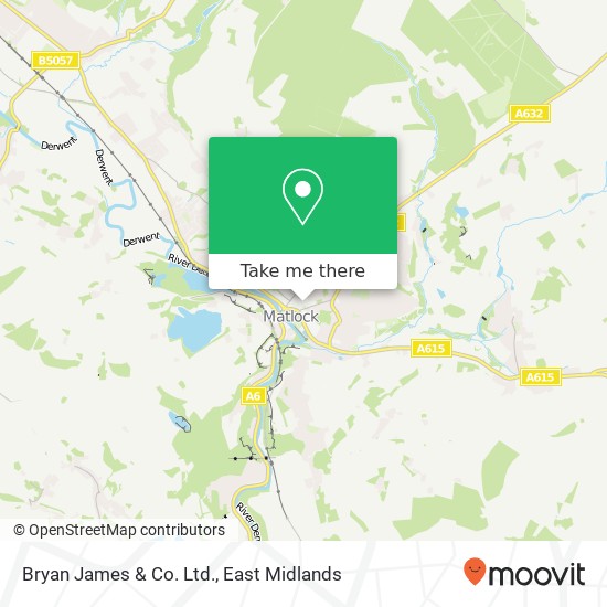 Bryan James & Co. Ltd. map